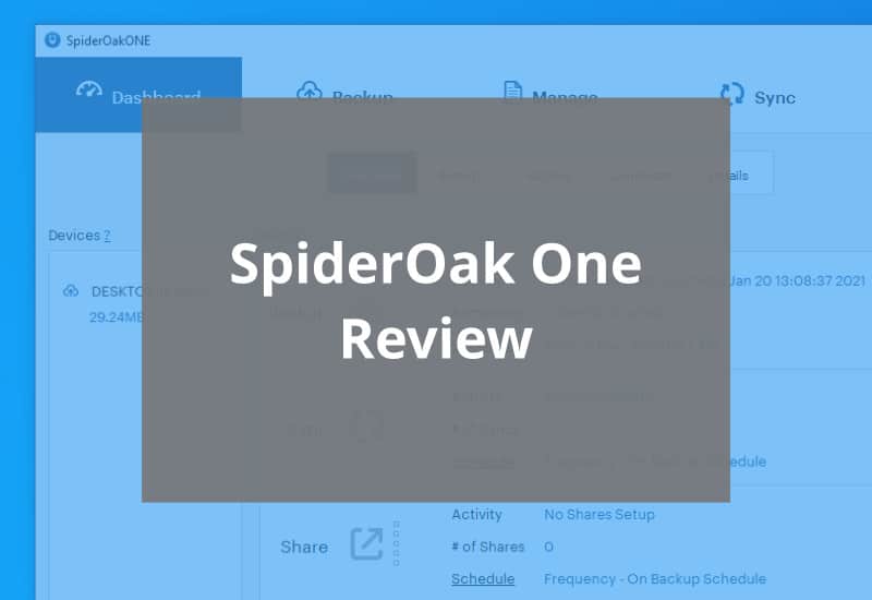 spideroak one review